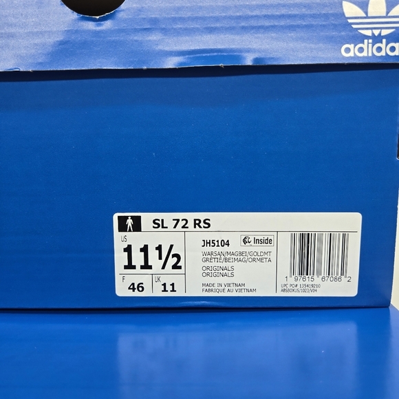 New adidas SL 72 RS \'Warm Sandstone Magic Beige\' Men\'s Shoes Size 11.5 main image 5